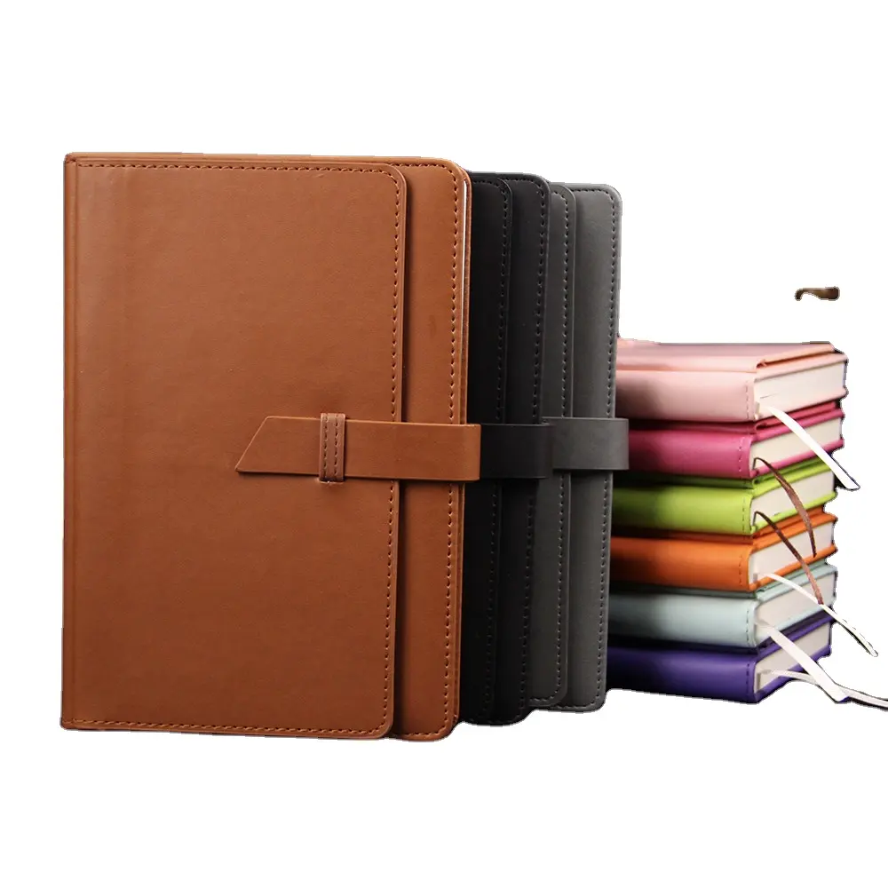 Reusable Erasable Printing Business Gift A5 Hardcover PU Leather Notebook