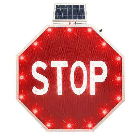 Professional Solar Traffic Signal Lights Warning Arrow Boards Light Solar Sign Board Trailer Mounted