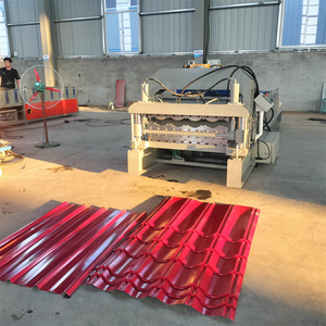 Oluklu çatı sac çatı örtüsü profilleme makinesi ibr çift metal çatı paneli şekillendirme makinesi - Product Image 6