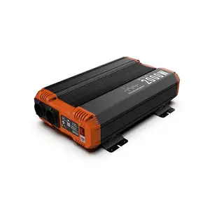 Alta efficienza 2000 watt DC 12v 24v 48v a AC 110V 220v Inverter a onda sinusoidale pura Off Grid Power Inverter