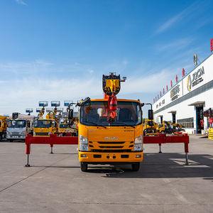 ISUZU KV600 kecil 5Ton teleskopik Boom truk derek hidrolik mobil truk derek dengan kait ganda - Product Image 1