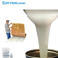 Caoutchouc de silicone RTV-2 pour la fabrication de moules en GRC/pierre/plâtre, caoutchouc de silicone liquide RTV-2