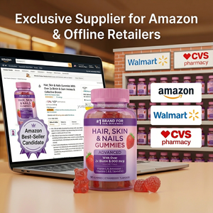 Gomitas de Biotina de Alta Potencia de Marca Privada, Suplemento Vitamínico con Biotina y Multivitaminas para un Cabello, Piel y Uñas Saludables - Product Image 2