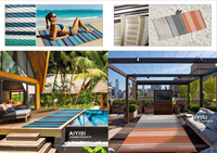 Tapis d'extérieur réversible et portable pour Patio, accessoire de fabrication étanche
