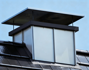 Chapeau <span class=keywords><strong>de</strong></span> cheminée rectangulaire en acier inoxydable naturel amovible, prix d'usine, design réglable pour béton et tuiles en terre cuite, en vente - Product Image 5