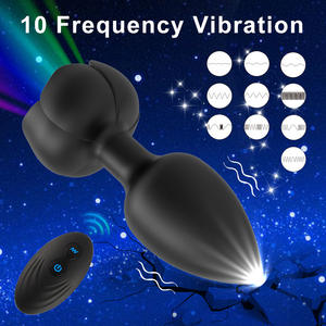 Vibrador Luminoso, Control Remoto Inalámbrico, Coqueteo para Hombres <span class=keywords><strong>y</strong></span> Mujeres, Masaje Corporal Completo, Martillo, Juguete Sexual - Product Image 2