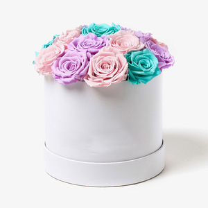 Regalo del Día de San Valentín Larga duración Estabilizado Eterno para siempre Encantado Inmortal Rosa en caja Flor preservada - Product Image 4