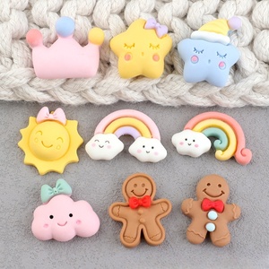 Best Sales Resin Crafts Resin Colorful Rainbow Shape Resin Pendant Wholesale Diy Phone Case Charms Key Chain for Decoration