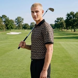 Men's Korean Style Golf Polo <b>Shirt</b> Short Sleeve Quick Dry Breathable Summer Casual Top - Product Image 1
