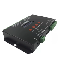 Contrôleur de pixels LED LUMIWISE K-8000C, 8192 pixels, 8 ports DMX512, Ws2812/Ws2811 SPI, carte SD programmable