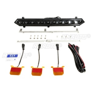 Para TOYOTA Tundra 2022-2024, Pieza Exterior, Parrilla Delantera Superior Deportiva, Barra de Luces, Parachoques Delantero, Luces de Parrilla Deportiva, Kit de Carrocería - Product Image 6