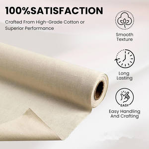 विस्तृत अनप्रिमेड सूती कैनवास कपड़े 7 औंस प्राकृतिक बतख कपड़े - Product Image 4