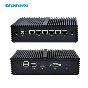 Q555G6 Qotom Q555G6 Mini PC de bureau Core I5-7200U 2.5Ghz AES-NI 6 Gigabit NIC Barebone Mini ordinateur Routeur Pare-feu Mini PC - Product Image 2