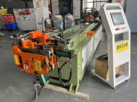 Cintreuse de tuyaux en acier inoxydable CNC à 3 axes de 38 mm, servomoteur, haute précision 0,01 mm, haute productivité pour pièces automobiles CE ISO