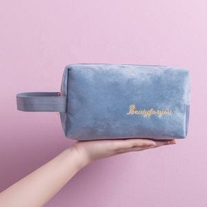 Bolsa de Maquillaje con Cierre, Bolsa de Aseo Portátil de Terciopelo, Bolsa Organizadora de Maquillaje de Gran Capacidad para <span class=keywords><strong>Mujer</strong></span> - Product Image 5