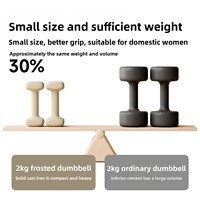 Haltères carrés en fonte YaoSheng pour usage domestique, 1 kg, 2 kg, 3 kg, 30 kg, 36 kg, paire, revêtement plastisol anti-roulement, fitness intérieur/extérieur