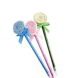Stylo à bille en plastique en forme de sucette ronde <span class=keywords><strong>Kawaii</strong></span> - Product Image 1