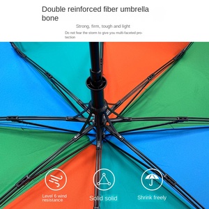 Paraguas de Golf Clásico de Doble Capa Resistente al Viento, Personalizable con Logotipo Serigrafiado o Bordado para Publicidad en Automóviles - Product Image 3