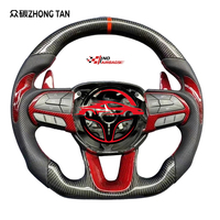 Volant sport en fibre de carbone pour Dodge Challenger SRT Hellcat - 3 branches, 40 mm de diamètre
