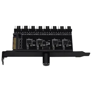 ASIAHORSE | Cooling Fan Speed Controller ARGB Device with 8 Fan 3pin/4pin Connectors