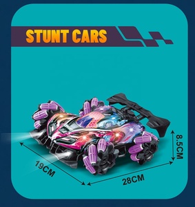 <span class=keywords><strong>Coche</strong></span> de Derrape con Control Remoto de Doble Cara de 13 Canales y 2.4G KK, con Rotación de 360 Grados, Luces y Música - Product Image 6