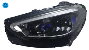 Version haut <span class=keywords><strong>de</strong></span> gamme 2022-2024 pour Mercedes-Benz Classe C W206 C200 C260 12V, nouveau bloc optique avec <span class=keywords><strong>feux</strong></span> <span class=keywords><strong>de</strong></span> <span class=keywords><strong>jour</strong></span> à LED - Product Image 3