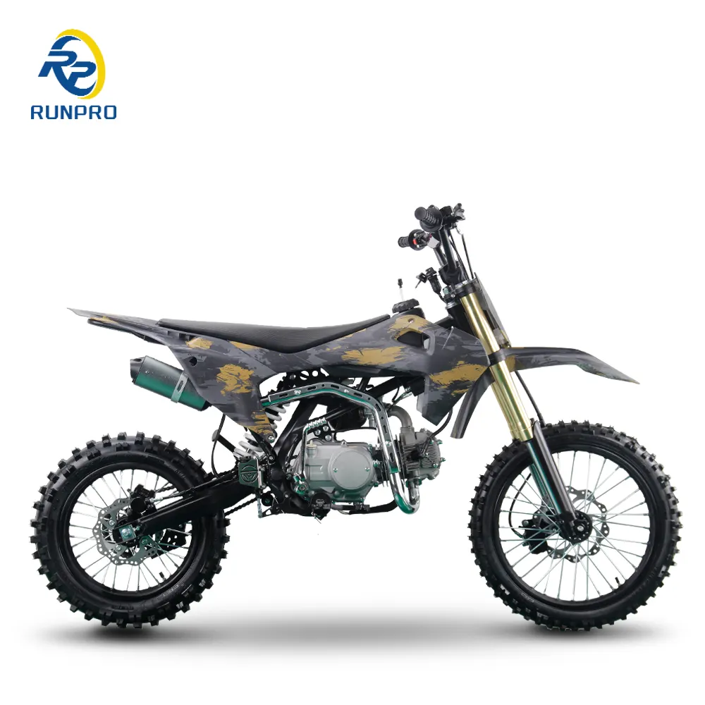 دراجة نارية بيت بايك تعمل بالغاز 125cc 140cc 190cc محرك كهربائي بدء تشغيل ومكبح قرصي دراجة ترابية بمحرك 200cc