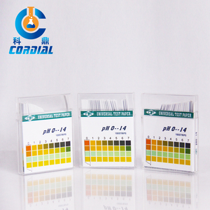 Bandelettes <span class=keywords><strong>de</strong></span> test <span class=keywords><strong>de</strong></span> pH universelles <span class=keywords><strong>super</strong></span> sensibles CORDIAL 4 couleurs PH 0-14 pour usage en laboratoire - Product Image 2