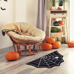 Tappetino di benvenuto per <span class=keywords><strong>ragnatela</strong></span> di Halloween durevole decorativo economico con supporto in gomma antiscivolo - Product Image 4