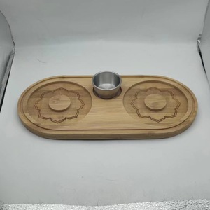 Vente en gros <span class=keywords><strong>Plateau</strong></span> à louche en bambou écologique pour cocktail, sel et assiette d'ornement pour bar et cuisine - Product Image 6