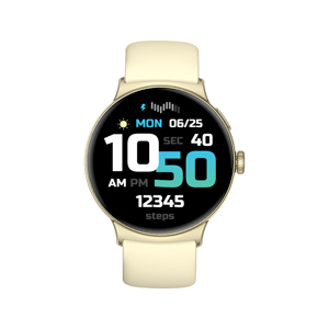 DF LA99 - Reloj Inteligente de Última Moda con Pantalla Redonda AMOLED HD, Llamadas por Bluetooth, Monitor de Ritmo Cardíaco, Oxígeno en Sangre, Reloj Inteligente Deportivo - Product Image 1