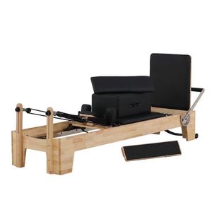 Offre Spéciale : Reformers <span class=keywords><strong>de</strong></span> Pilates en Chêne Massif, Équipement <span class=keywords><strong>de</strong></span> Fitness Léger et Populaire en Cuir pour l'Équilibre Corporel et l'Entraînement <span class=keywords><strong>de</strong></span> Yoga <span class=keywords><strong>de</strong></span> Haute Qualité - Product Image 3