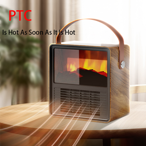 เครื่องทำความร้อนอินฟราเรดแบบพกพา PTC ขนาด 1200W พร้อมพัดลมตั้งโต๊ะขนาดเล็กควบคุมอัจฉริยะ สำหรับทำความร้อนในฤดูหนาวในบ้าน ห้องน้ำ ห้องนอน หรือรถบ้าน - Product Image 4