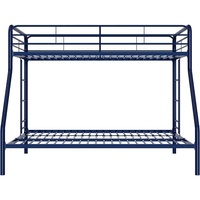 Lit superposé traditionnel en métal durable avec structure en acier, taille simple/double, pour chambre à coucher, hôtel, école, appartement