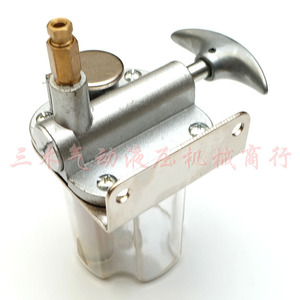 Hd 3 <b>Hand</b> Operated Oil Pump <b>Cast</b> Aluminum Manual For Grinding Machine Lubrication - Product Image 2