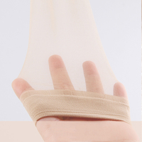 Chaussettes transparentes fines en nylon pour femme, chaussettes courtes montantes A01-2-8