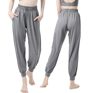 Professional Sports Lightweight Breathable Quick Dry Waterproof 100% Polyester Pleated Front Men's <b>Summer</b> Running Fitness <b>Pants</b> - Product Image 1