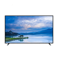 Téléviseur LED intelligent 4K UHD DVT 100 pouces, noir, cadre standard OEM, certifié Rohs CE FCC, écran large, adapté à l'utilisation en hôtel