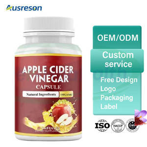 Capsules de vinaigre de cidre de pomme Keto biologique pour adultes, complément alimentaire naturel de beauté, qualité alimentaire, ASAP OEM - Product Image 2