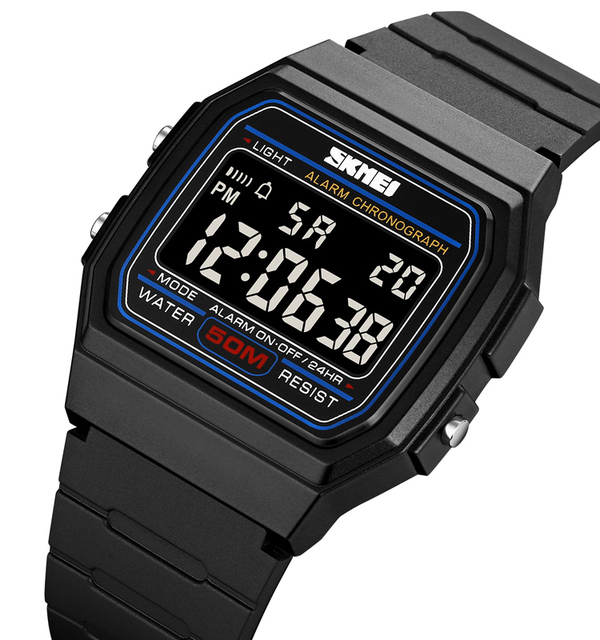 Relojes SKMEI 2042 ultra Thin Gshock Classic Digital Mens Watches square Retro Hand Wristwatch Electronic Digital