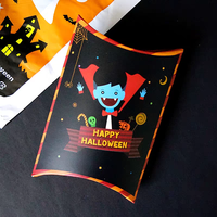 Offre Spéciale : Dossiers en Carton Recyclable pour Bonbons, Biodégradables, Écologiques, Portables, Motif Citrouille de Dessin Animé pour Halloween