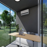 Modules de bureau de jardin préfabriqués mobiles, bâtiments de bureau extérieurs, maisons, écoles, hôtels, installation rapide, étanches, modernes