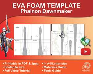 OEM Odm <span class=keywords><strong>Anime</strong></span> Hsr Phainon S Dawnmaker 120Cm Eva Foam Template - Product Image 2