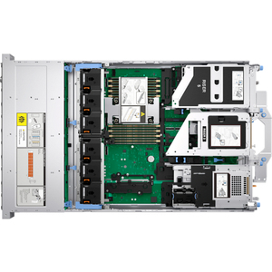 เซิร์ฟเวอร์แร็ค R570 2U ซีพียูเดี่ยว พร้อมโปรเซสเซอร์ Xeon รองรับฮาร์ดดิสก์ขนาด 3.5 นิ้ว 12 ช่อง (HDD) สูงสุด 6 ช่องแบบ Hot Plug พัดลมระบายความร้อน Poweredge R570 หนึ่งตัว ซีพียู Xeon 6P - Product Image 1