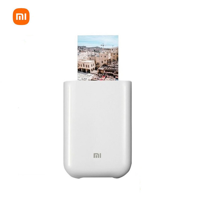 For Mi Portable Color Photo Printer 500mAh USB+ Inkless Wireless Printing Mini Pocket Paper 76x50mm 45s Per