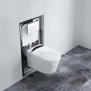 Роскошный настенный туалет для душа умный туалет для ванной тонкий электронный Туалет