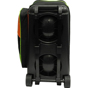 Factory Prime Double Roller 2 Ball Bowling <b>Bag</b> <b>with</b> Large Separate <b>Compartment</b> for Bowling <b>Shoes</b> Retractable Handle - Product Image 2