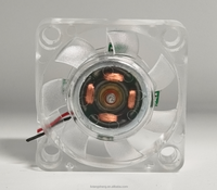 Ventilateur de refroidissement axial DC transparent haut de gamme 30x30x7mm, faible bruit, pour boîtier PC, mini-électronique, service OEM