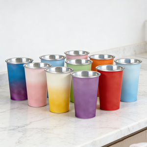 Red Personalized 500ml 16oz Reusable Metal Aluminium Tumbler Color-Changing Custom Beer Cup for Outdoor Advertising Personalised - Product Image 1