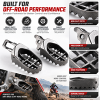 Repose-pieds CNC pour moto HONDA CR CRF 125 — 450, appui-pieds